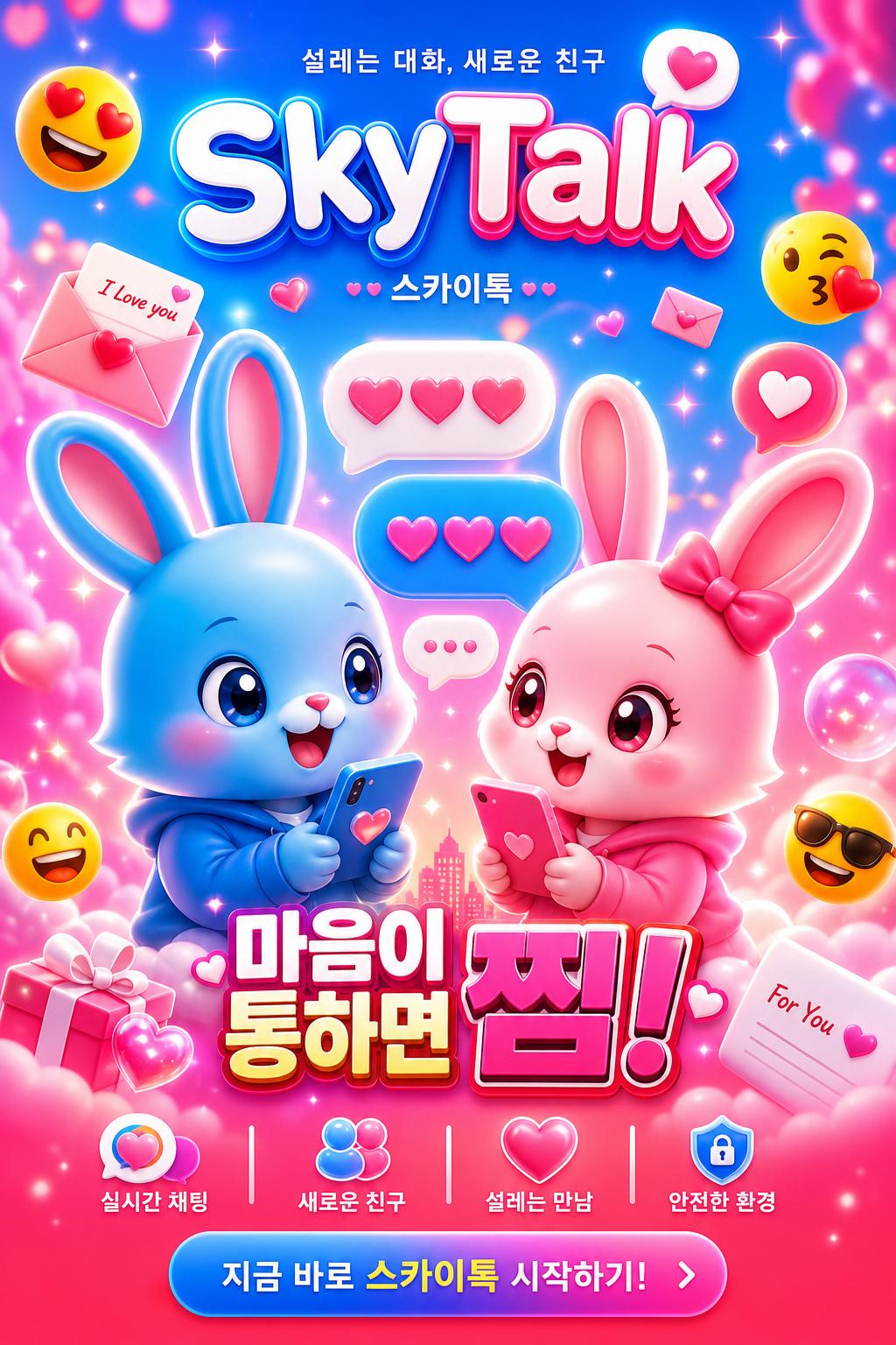 SkyTalk+ 이용 가이드 메인 이미지